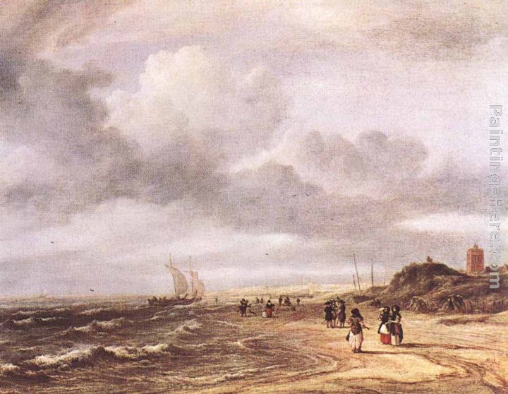 The Shore at Egmond-an-Zee painting - Jacob van Ruisdael The Shore at Egmond-an-Zee art painting